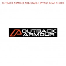 OUTBACK ARMOUR ADJUSTABLE BYPASS REAR SHOCK - OASU0165025-ADJ